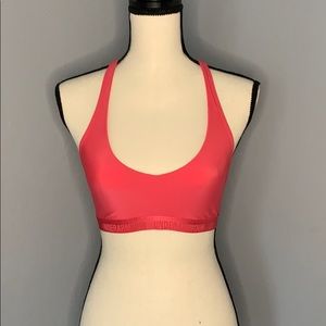 Underarmour pink sports bra